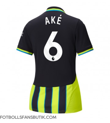Manchester City Nathan Ake #6 Replika Bortatröja Damer 2024-25 Kortärmad